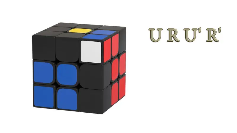 F2L za početnike - Korak 3 - umetanje pripremljenog para - algoritmi: URU'R' i U'F'UF